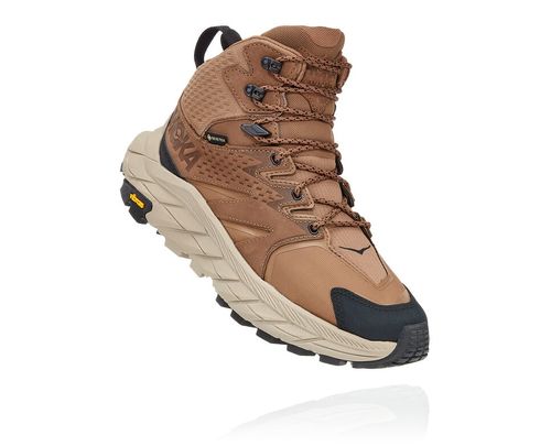 Hoka One One Anacapa Mid GORE-TEX Women's Hiking Boots Otter / Black | 6140287-GB