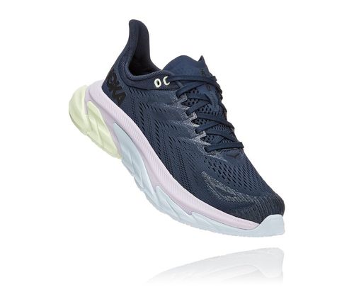 Hoka One One Clifton Edge Women's Road Running Shoes Outer Space / Orchid Hush | 9735462-KT