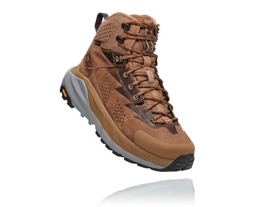 Hoka One One Kaha GORE-TEX Women's Hiking Boots Otter / Black | 2387045-SC