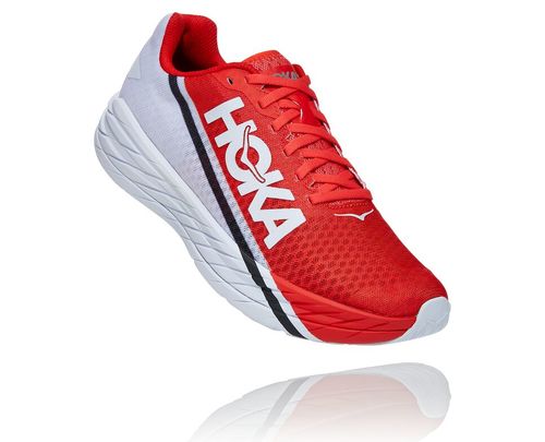 Hoka One One Rocket X All Gender Road Running Shoes Fiesta / Black | 5947261-SX