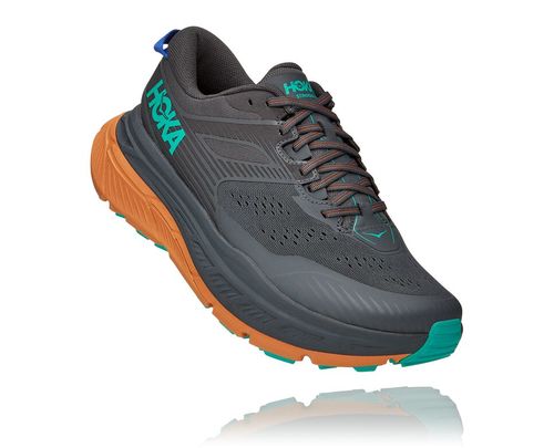 Hoka One One Stinson Atr 6 Men's Trail Running Shoes Castlerock / Desert Sun | 1528094-KN