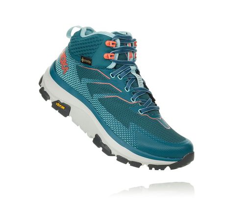 Hoka One One Toa GORE-TEX Women's Hiking Boots Dragonfly / Aqua Haze | 0943781-BG