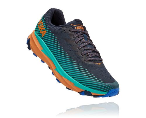 Hoka One One Torrent 2 Men's Trail Running Shoes Outer Space / Atlantis | 3849076-KO